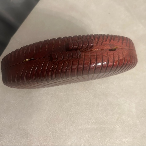 RAMLA Stunning Lola Bag - NWOT  All Hand-made.  🔥🔥🔥🔥Made from sustainable wood. - Picture 8 of 13